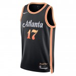 Maillot NBA Atlanta Hawks Onyeka Okongwu 20 Nike 2022-23 City Edition Noir Swingman - Homme